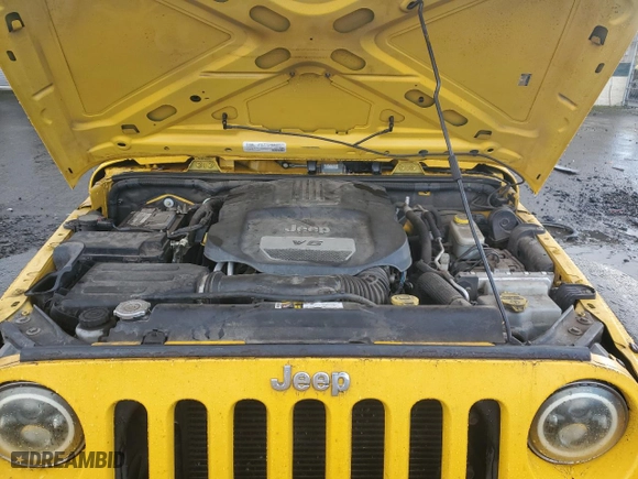 2015 Jeep Wrangler Unlimited Sport with VIN 1C4BJWDG9FL660030, listed as a Copart auction lot 45407505 with 120,027 mi miles and Salvage Title. Bid and sale history available at carsss.com. Image 12.