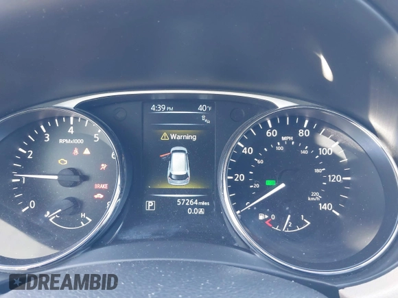 2016 Nissan Rogue SL with VIN 5N1AT2MV9GC773664, listed as a IAAI auction lot 41563438 with 57,264 mi miles and . Bid and sale history available at DreamBid. Image 7.