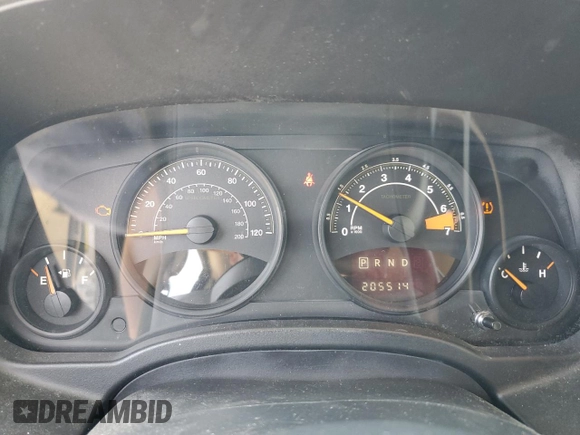 2017 Jeep Compass Sport с VIN 1C4NJCBA9HD124458, выставлен на аукционе Copart как лот 57187725 с пробегом 205 514 миль миль и Чистый • Clean title. История ставок и продаж доступна на DreamBid. Изображение 9.