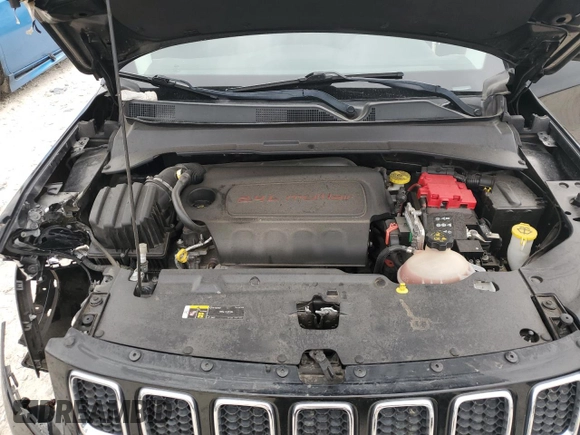 2021 Jeep Compass Sport with VIN 3C4NJCAB9MT510988, listed as a Copart auction lot 51683555 with 48,953 mi miles and Salvage title. Bid and sale history available at DreamBid. Image 12.