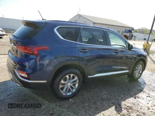 2019 Hyundai Santa Fe SE with VIN 5NMS23AD0KH106926, listed as a Copart auction lot 52453835 with 95,465 mi miles and Salvage Title. Bid and sale history available at carsss.com. Image 3.