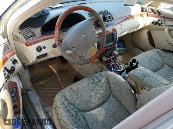 2004 Mercedes-Benz S with VIN WDBNG76J54A402895, listed as a Copart auction lot 74295774 with Not Provided miles and Salvage Title. Bid and sale history available at DreamBid. Image 8.