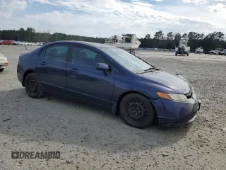 2008 Honda Civic LX with VIN 1HGFA16578L115139, listed as a Copart auction lot 47012465 with 144,960 mi miles and Salvage Title. Bid and sale history available at DreamBid. Image 4.