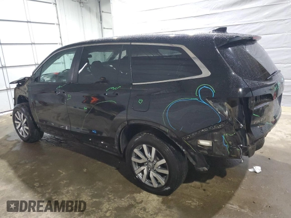 2020 Honda Pilot EX z VIN 5FNYF6H31LB045537, wystawiony jako Copart lot #50521935 z przebiegiem 100 349 mil mil oraz Szkody całkowita. Historia ofert i sprzedaży dostępna na DreamBid. Obrazek 2.