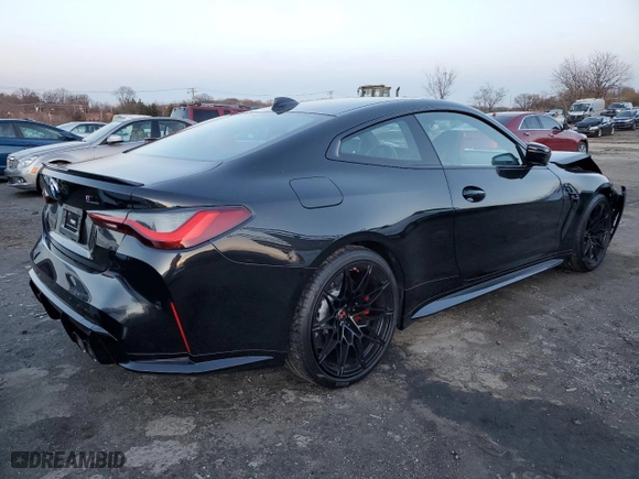 2022 BMW M4 Competition with VIN WBS33AZ05NCJ25782, listed as a Copart auction lot 69860822 with 1,763 mi miles. Bid and sale history available at carsss.com. Image 3.