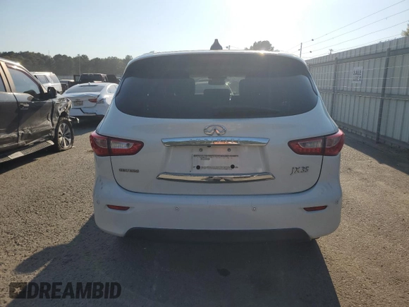 2013 Infiniti JX35 with VIN 5N1AL0MNXDC331105, listed as a Copart auction lot 75550724 with 186,860 mi miles and Salvage Title. Bid and sale history available at carsss.com. Image 6.
