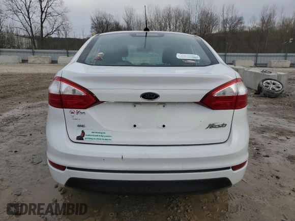 2017 Ford Fiesta SE with VIN 3FADP4BJ9HM104706, listed as a Copart auction lot 46274605 with 163,252 mi miles and Non Repairable. Bid and sale history available at DreamBid. Image 6.