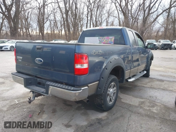 2005 Ford F-150 XLT with VIN 1FTPX14555FA52444, listed as a IAAI auction lot 41604545 with 209,297 mi miles. Bid and sale history available at carsss.com. Image 4.