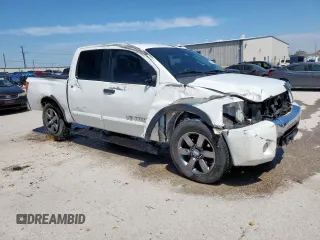 2015 Nissan Titan SV with VIN 1N6BA0ED8FN503737, listed as a Copart auction lot 53348365 with 127,681 mi miles and Salvage title. Bid and sale history available at DreamBid. Image 4.