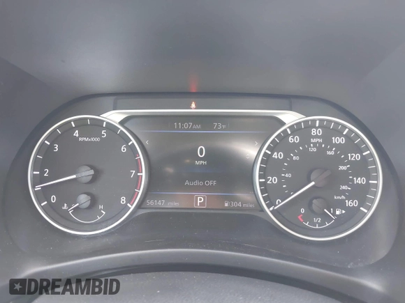 2021 Nissan Sentra SV with VIN 3N1AB8CV1MY285892, listed as a IAAI auction lot 42203454 with 56,147 mi miles and . Bid and sale history available at DreamBid. Image 7.