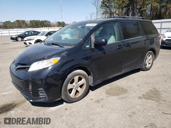 2018 Toyota Sienna LE Auto Access Seat with VIN 5TDKZ3DC5JS961681, listed as a Copart auction lot 50715505 with 201,696 mi miles and Clean Title. Bid and sale history available at carsss.com. Image 1.