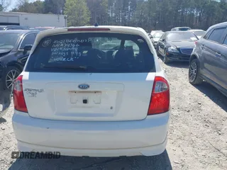 2006 Kia Spectra with VIN KNAFE162765318099, listed as a IAAI auction lot 41890796 with 241,431 mi miles. Bid and sale history available at carsss.com. Image 16.