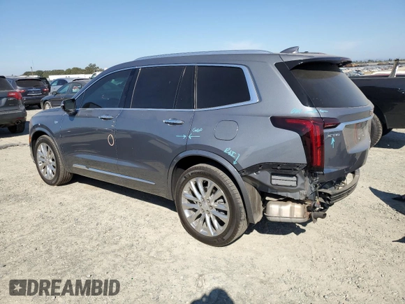 2021 Cadillac XT6 Premium Luxury with VIN 1GYKPCRS6MZ182812, listed as a Copart auction lot 72259754 with 39,451 mi miles and Salvage Title. Bid and sale history available at carsss.com. Image 2.