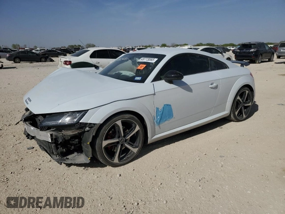 2018 Audi TT z VIN TRUC5AFV3J1001815, wystawiony jako Copart lot #49773065 z przebiegiem Nie podano mil oraz Szkoda całkowita • Salvage title. Historia ofert i sprzedaży dostępna na DreamBid. Obrazek 1.