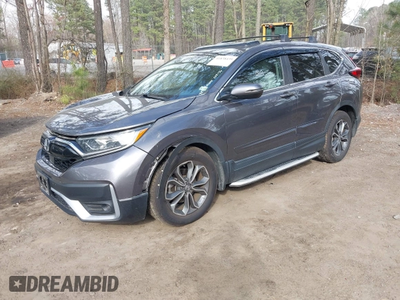 2021 Honda CR-V EX-L with VIN 5J6RW1H87MA000156, listed as a IAAI auction lot 41838439 with 47,009 mi miles and . Bid and sale history available at DreamBid. Image 18.