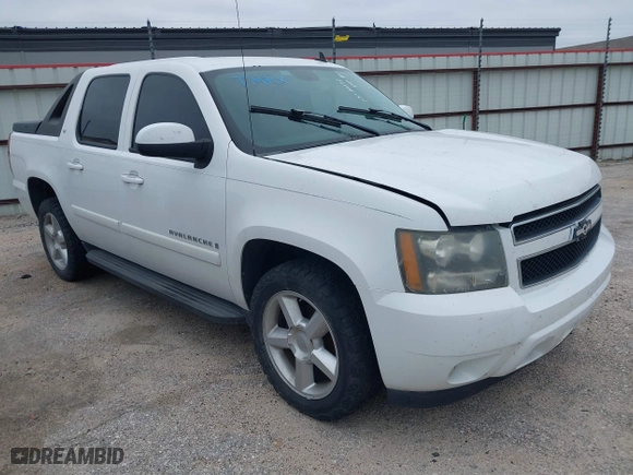 2007 Chevrolet Avalanche LT w/3LT with VIN 3GNEC12J17G298600, listed as a IAAI auction lot 41570793 with 142,714 mi miles. Bid and sale history available at carsss.com. Image 1.