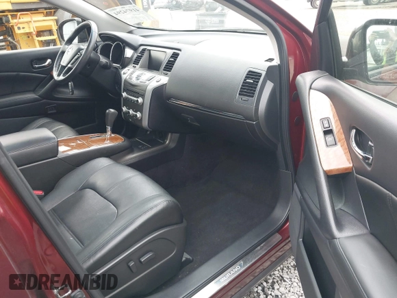 2012 Nissan Murano SV with VIN JN8AZ1MW9CW233153, listed as a IAAI auction lot 41974294 with 91,157 mi miles and . Bid and sale history available at carsss.com. Image 5.