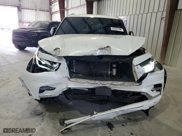 2022 Infiniti QX80 SENSORY with VIN JN8AZ2BF0N9743420, listed as a Copart auction lot 69383784 with 53,131 mi miles and Non Repairable. Bid and sale history available at carsss.com. Image 5.