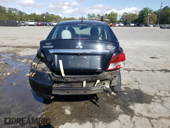 2017 Mitsubishi Mirage G4 ES with VIN ML32F3FJXHHF10366, listed as a Copart auction lot 45638013 with 106,771 mi miles. Bid and sale history available at carsss.com. Image 6.
