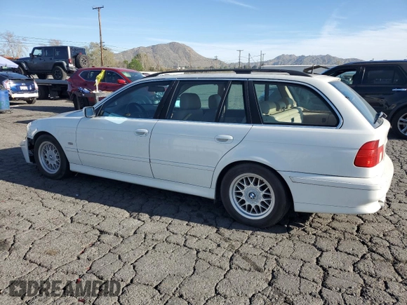 2003 BMW 5 Series 525iAT with VIN WBADS43433GE11244, listed as a Copart auction lot 47793985 with 120,512 mi miles and Clean Title. Bid and sale history available at carsss.com. Image 2.