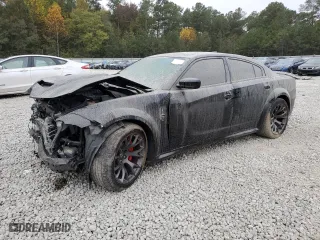 2021 Dodge Charger SRT Hellcat Redeye Widebody with VIN 2C3CDXL99MH543454, listed as a Copart auction lot 78040794 with 37,233 mi miles and Salvage Title. Bid and sale history available at carsss.com. Image 1.