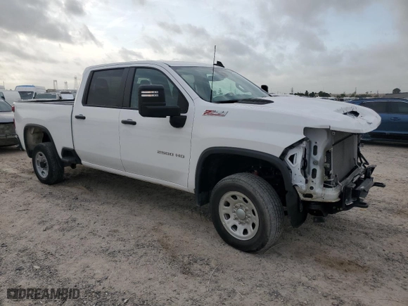 2024 Chevrolet Silverado 2500HD Custom with VIN 2GC4YME79R1152576, listed as a Copart auction lot 51583095 with 0 mi miles and Salvage Title. Bid and sale history available at carsss.com. Image 4.