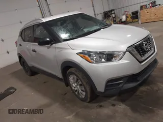 2019 Nissan Kicks S z VIN 3N1CP5CU2KL548837, wystawiony jako IAAI lot #42127249 z przebiegiem 46 343 mil mil oraz . Historia ofert i sprzedaży dostępna na DreamBid. Obrazek 1.
