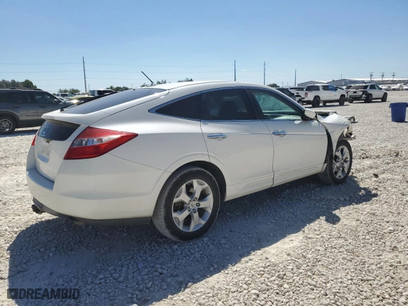 2010 Honda Accord Crosstour EX-L with VIN 5J6TF2H51AL011431, listed as a Copart auction lot 75486454 with 186,433 mi miles and Salvage Title. Bid and sale history available at carsss.com. Image 3.