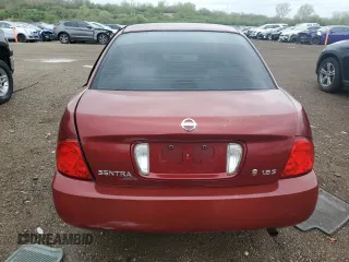 2004 Nissan Sentra S z VIN 3N1CB51D04L914542, wystawiony jako Copart lot #55175215 z przebiegiem 134 122 mil mil oraz Szkoda całkowita • Salvage title. Historia ofert i sprzedaży dostępna na DreamBid. Obrazek 6.