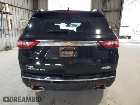 2018 Chevrolet Traverse High Country z VIN 1GNEVKKW6JJ220735, wystawiony jako Copart lot #56122855 z przebiegiem 107 211 mil mil oraz Szkoda całkowita • Salvage title. Historia ofert i sprzedaży dostępna na DreamBid. Obrazek 6.
