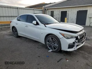 2014 Infiniti Q50 Premium with VIN JN1BV7AR4EM688491, listed as a Copart auction lot 44412415 with Not Provided miles and Salvage Title. Bid and sale history available at carsss.com. Image 4.