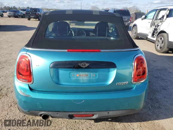 2017 MINI Convertible Cooper with VIN WMWWG5C3XH3A81477, listed as a Copart auction lot 47859555 with 49,834 mi miles and Salvage title. Bid and sale history available at DreamBid. Image 6.
