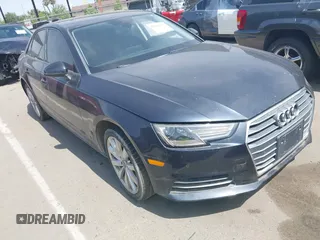 2017 Audi A4 Premium with VIN WAUGNAF47HN001156, listed as a IAAI auction lot 42163537 with 72,771 mi miles. Bid and sale history available at carsss.com. Image 1.