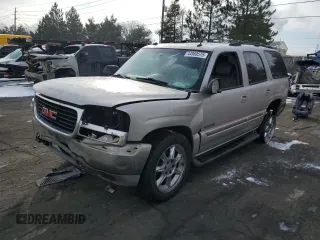 2005 GMC Yukon SLT with VIN 1GKEK13T05J159070, listed as a Copart auction lot 44980575 with 0 mi miles and Salvage Title. Bid and sale history available at carsss.com. Image 1.