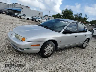 2002 Saturn SL with VIN 1G8ZF52882Z287294, listed as a Copart auction lot 85319744 with 152,942 mi miles and Salvage Title. Bid and sale history available at carsss.com. Image 1.