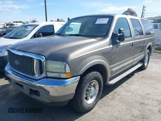 2002 Ford Excursion Limited with VIN 1FMNU42F82ED01782, listed as a IAAI auction lot 41433654 with 220,550 mi miles and . Bid and sale history available at DreamBid. Image 2.