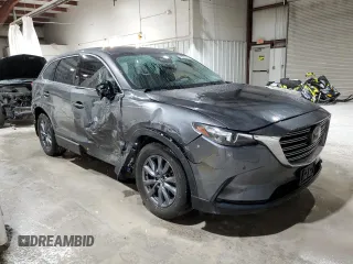 2021 Mazda CX-9 Touring with VIN JM3TCBCY0M0524392, listed as a Copart auction lot 48395515 with 37,818 mi miles and Salvage Title. Bid and sale history available at carsss.com. Image 4.
