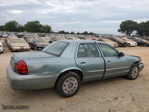2006 Mercury Grand Marquis GS with VIN 2MEFM74V26X618488, listed as a Copart auction lot 70314314 with 110,190 mi miles and Salvage Title. Bid and sale history available at carsss.com. Image 3.