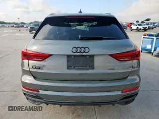 2024 Audi Q3 S line Premium Plus with VIN WA1EECF33R1047616, listed as a Copart auction lot 60154045 with 12,626 mi miles and Salvage title. Bid and sale history available at DreamBid. Image 6.