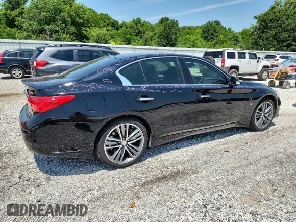2015 Infiniti Q50 Premium z VIN JN1BV7AR7FM392527, wystawiony jako Copart lot #60489105 z przebiegiem 189 759 mil mil oraz Szkoda całkowita • Salvage title. Historia ofert i sprzedaży dostępna na DreamBid. Obrazek 3.