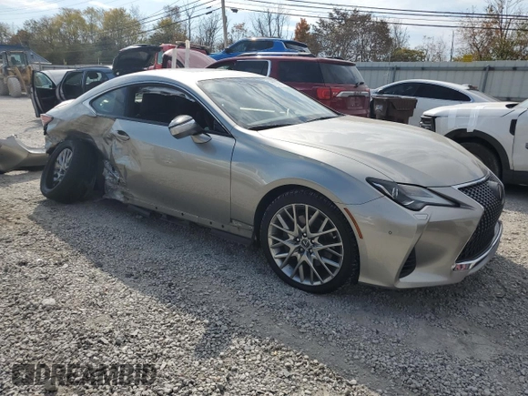 2021 Lexus RC 300 with VIN JTHD85EC3M5006084, listed as a Copart auction lot 77759124 with 108,847 mi miles and Salvage title. Bid and sale history available at DreamBid. Image 4.