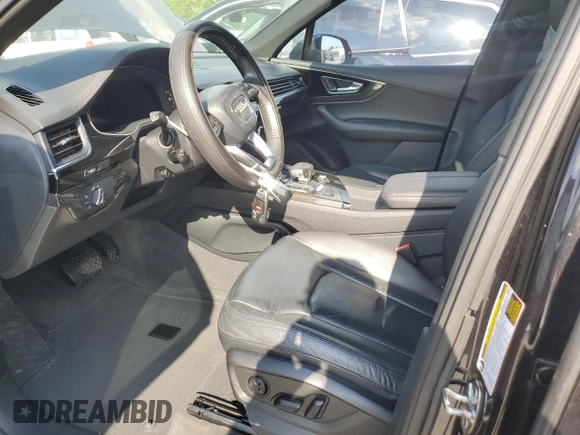 2017 Audi Q7 Premium Plus with VIN WA1LAAF74HD033389, listed as a Copart auction lot 55304985 with 107,853 mi miles and Clean Title. Bid and sale history available at DreamBid. Image 7.