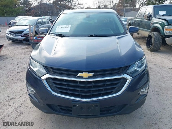 2018 Chevrolet Equinox LT with VIN 3GNAXJEV1JS649124, listed as a IAAI auction lot 41898890 with 39,296 mi miles. Bid and sale history available at carsss.com. Image 12.