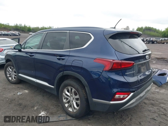 2019 Hyundai Santa Fe SE z VIN 5NMS2CAD3KH022518, wystawiony jako IAAI lot #42289725 z przebiegiem 102 547 mil mil oraz . Historia ofert i sprzedaży dostępna na DreamBid. Obrazek 3.