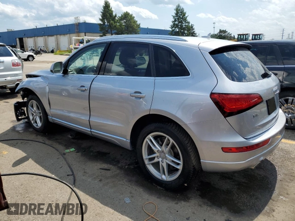 2015 Audi Q5 z VIN WA1VMBFP1FA111714, wystawiony jako Copart lot #63191874 z przebiegiem 62 594 mil mil oraz Szkoda całkowita • Salvage title. Historia ofert i sprzedaży dostępna na DreamBid. Obrazek 2.