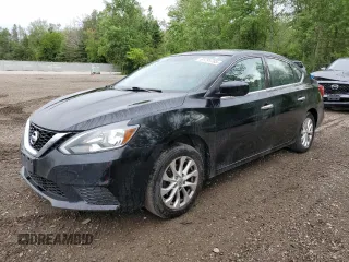 2017 Nissan Sentra SV with VIN 3N1AB7AP9HY374047, listed as a Copart auction lot 61791785 with 154,194 mi miles and Salvage title. Bid and sale history available at DreamBid. Image 1.