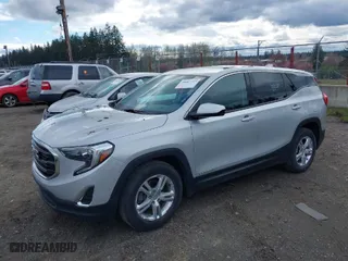 2020 GMC Terrain SLE with VIN 3GKALMEV1LL225398, listed as a IAAI auction lot 39087727 with 69,179 mi miles. Bid and sale history available at carsss.com. Image 2.