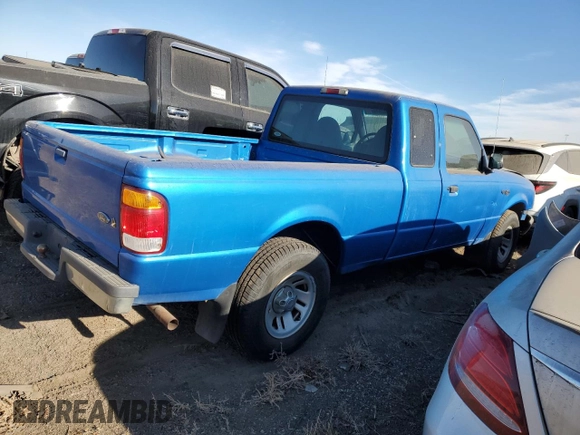 1999 Ford Ranger XL with VIN 1FTYR14V2XPA59072, listed as a Copart auction lot 84061714 with 193,166 mi miles and Salvage title. Bid and sale history available at DreamBid. Image 3.
