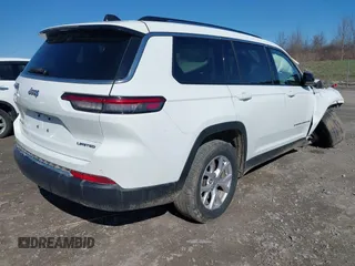 2021 Jeep Grand Cherokee Limited with VIN 1C4RJKBG7M8142511, listed as a IAAI auction lot 41944285 with 94,124 mi miles and . Bid and sale history available at DreamBid. Image 4.