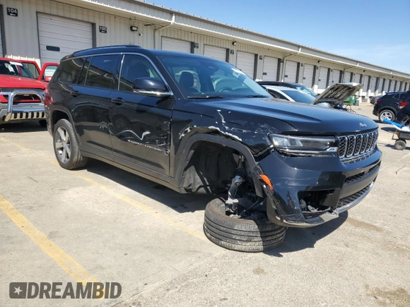 2021 Jeep Grand Cherokee Limited with VIN 1C4RJKBG2M8106998, listed as a Copart auction lot 49034945 with 44,269 mi miles and Salvage Title. Bid and sale history available at DreamBid. Image 4.